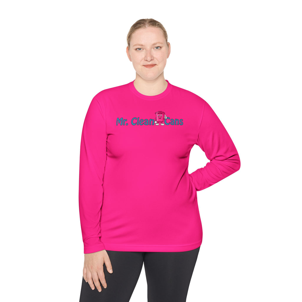 Original Mr. Clean-Cane logo Long Sleeve Tee | retro mascot, pink crewneck