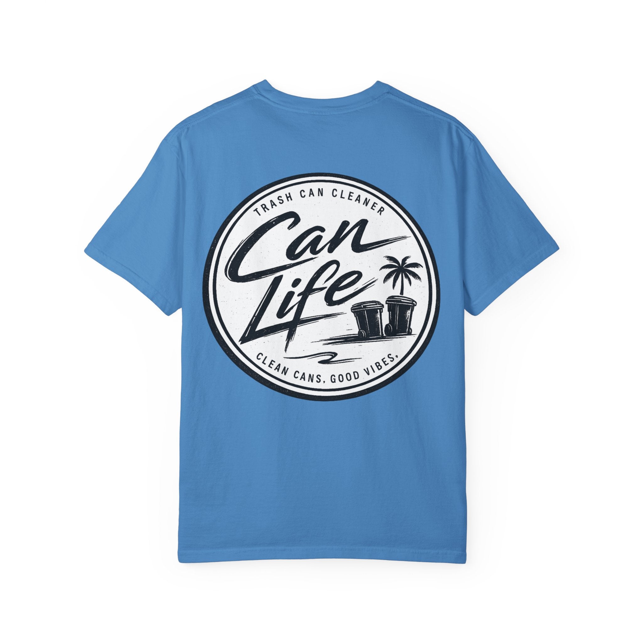 Can Life logo Can Life T-Shirt | Trash Can Cleaner graphic Tee
