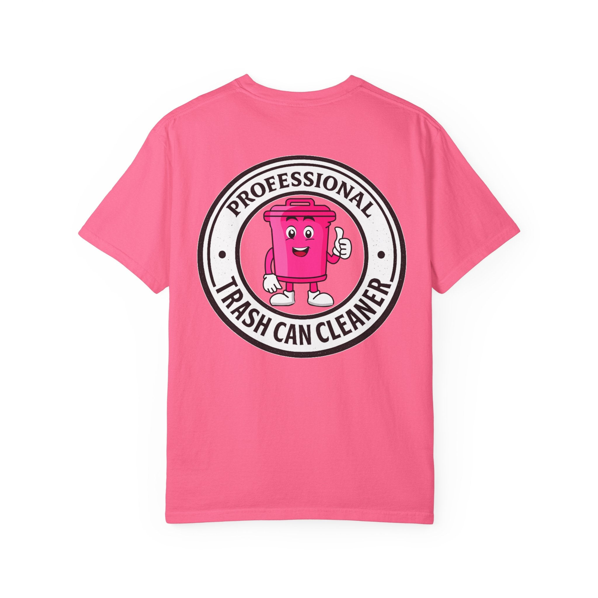 Professional Trash Can Cleaner Tee | Trash Can Graphic Tee