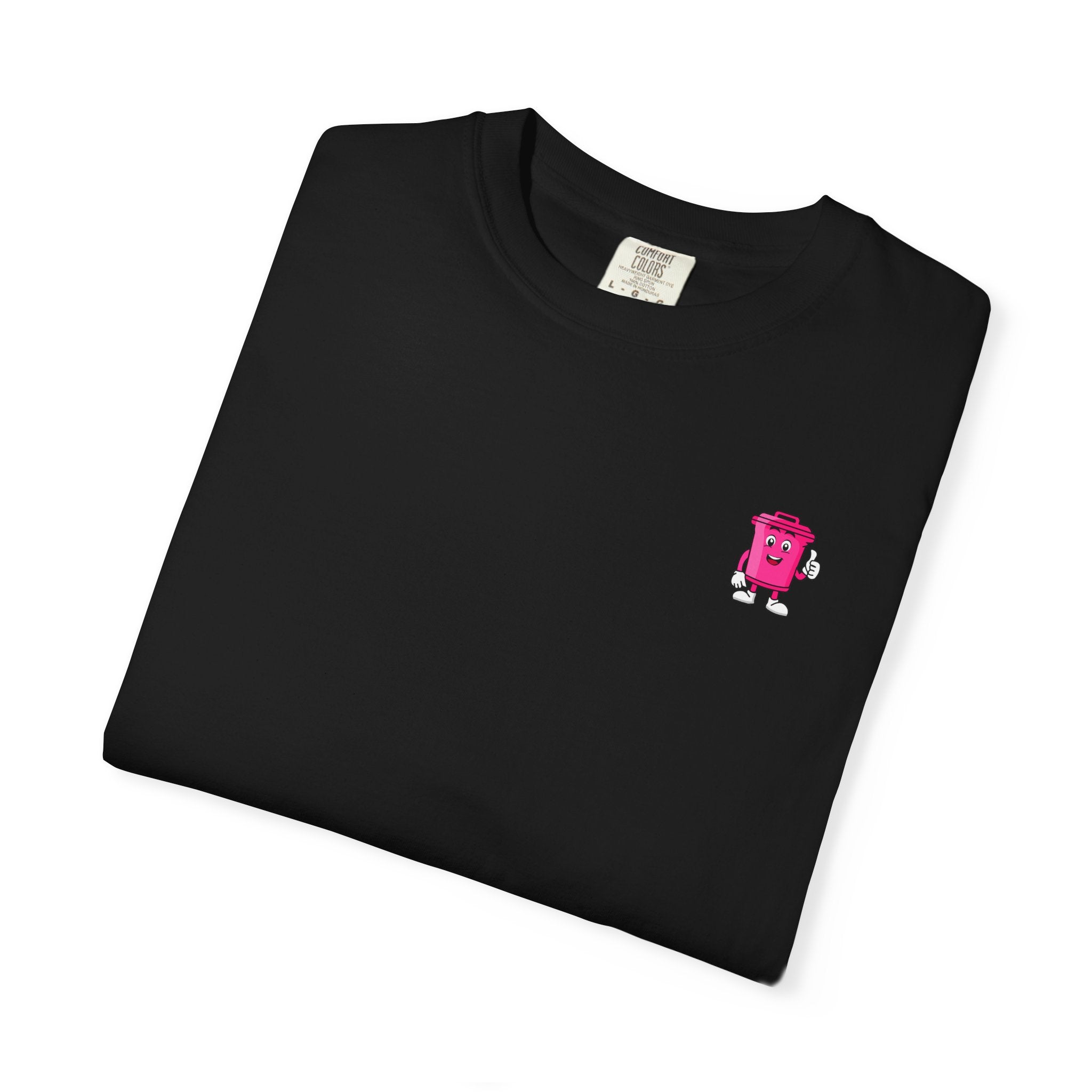 Nice Cans graphic T-shirt | pink blue retro text