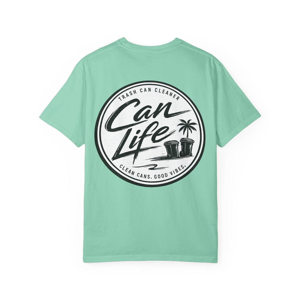Can Life logo Can Life T-Shirt | Trash Can Cleaner graphic Tee
