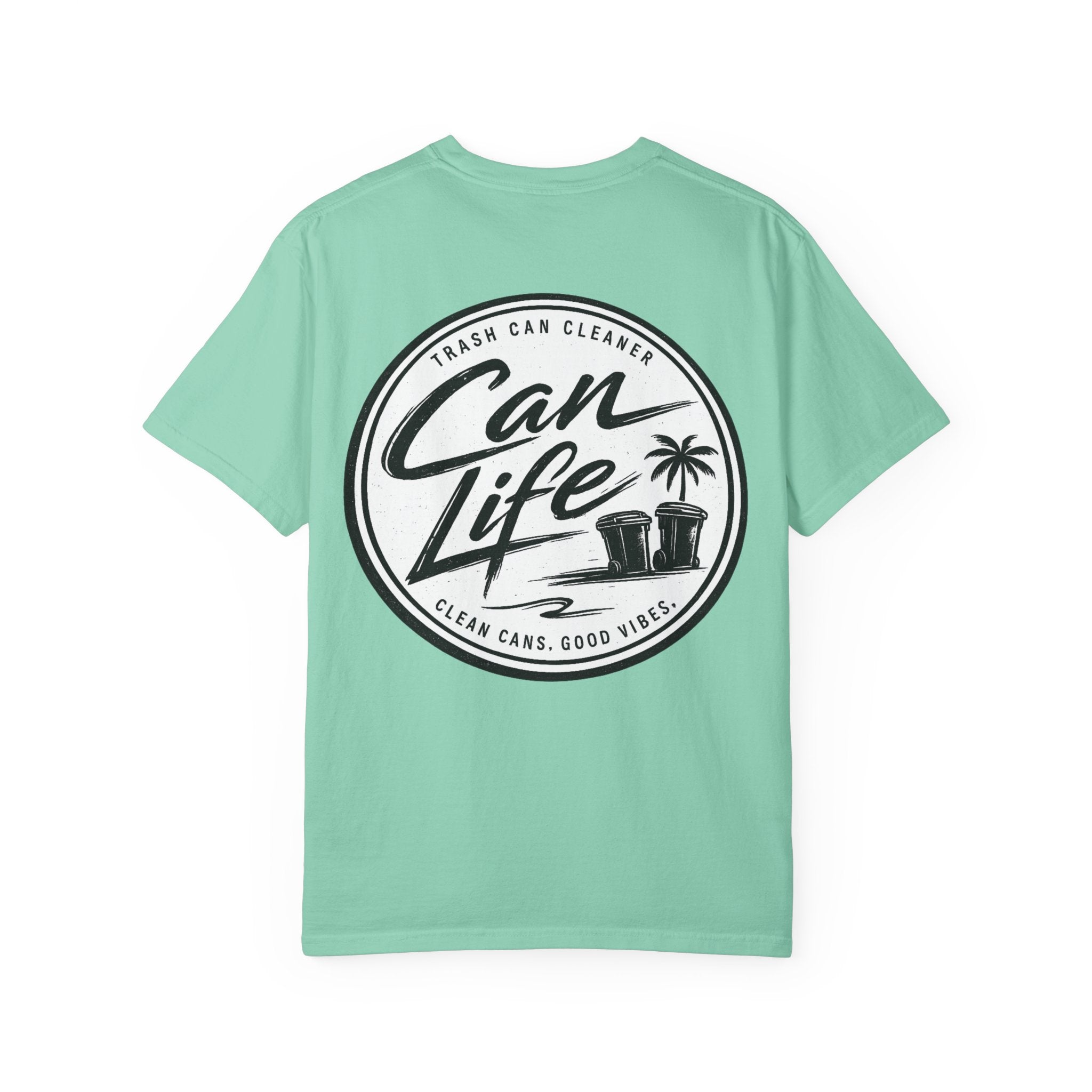 Can Life logo Can Life T-Shirt | Trash Can Cleaner graphic Tee