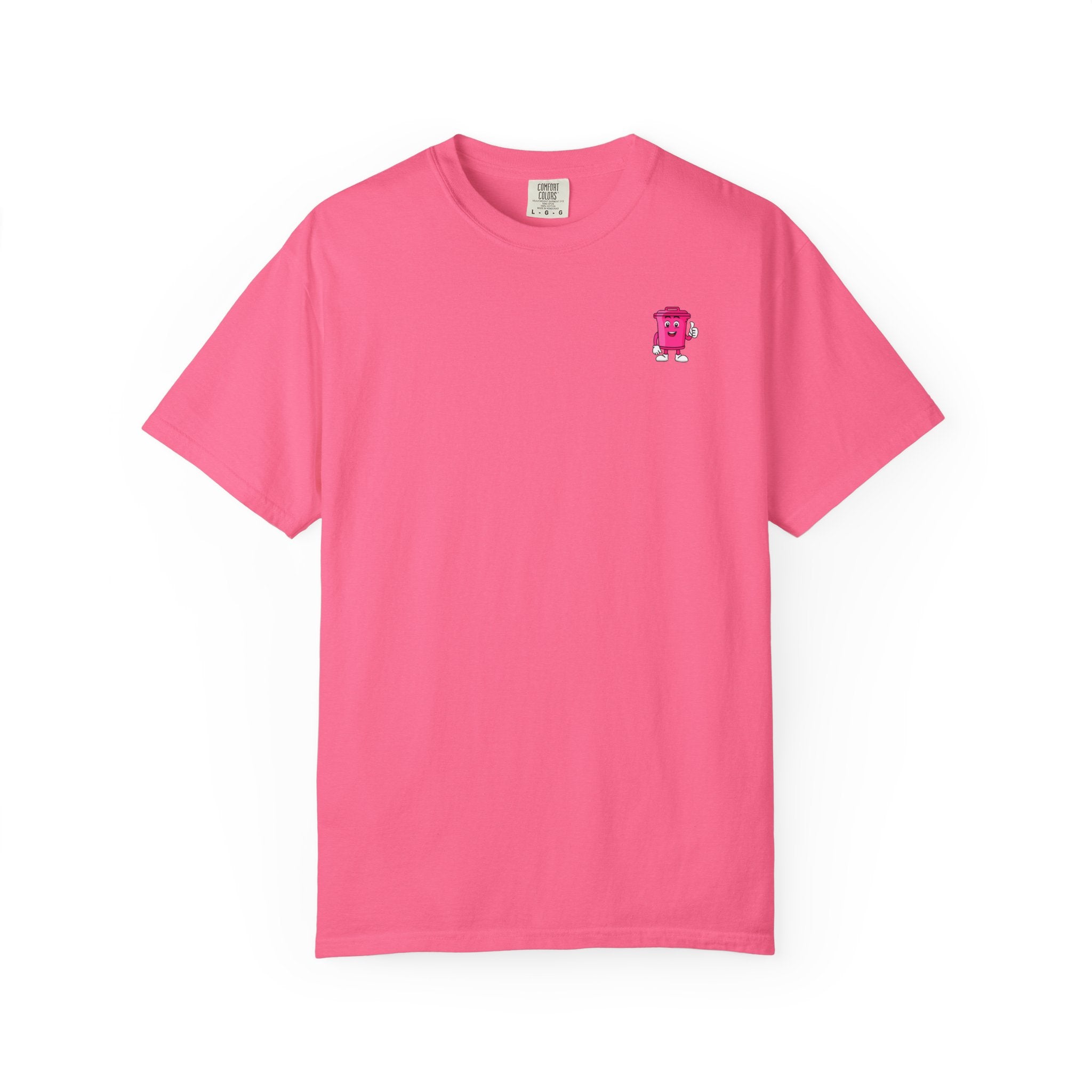 Nice Cans graphic T-shirt | pink blue retro text