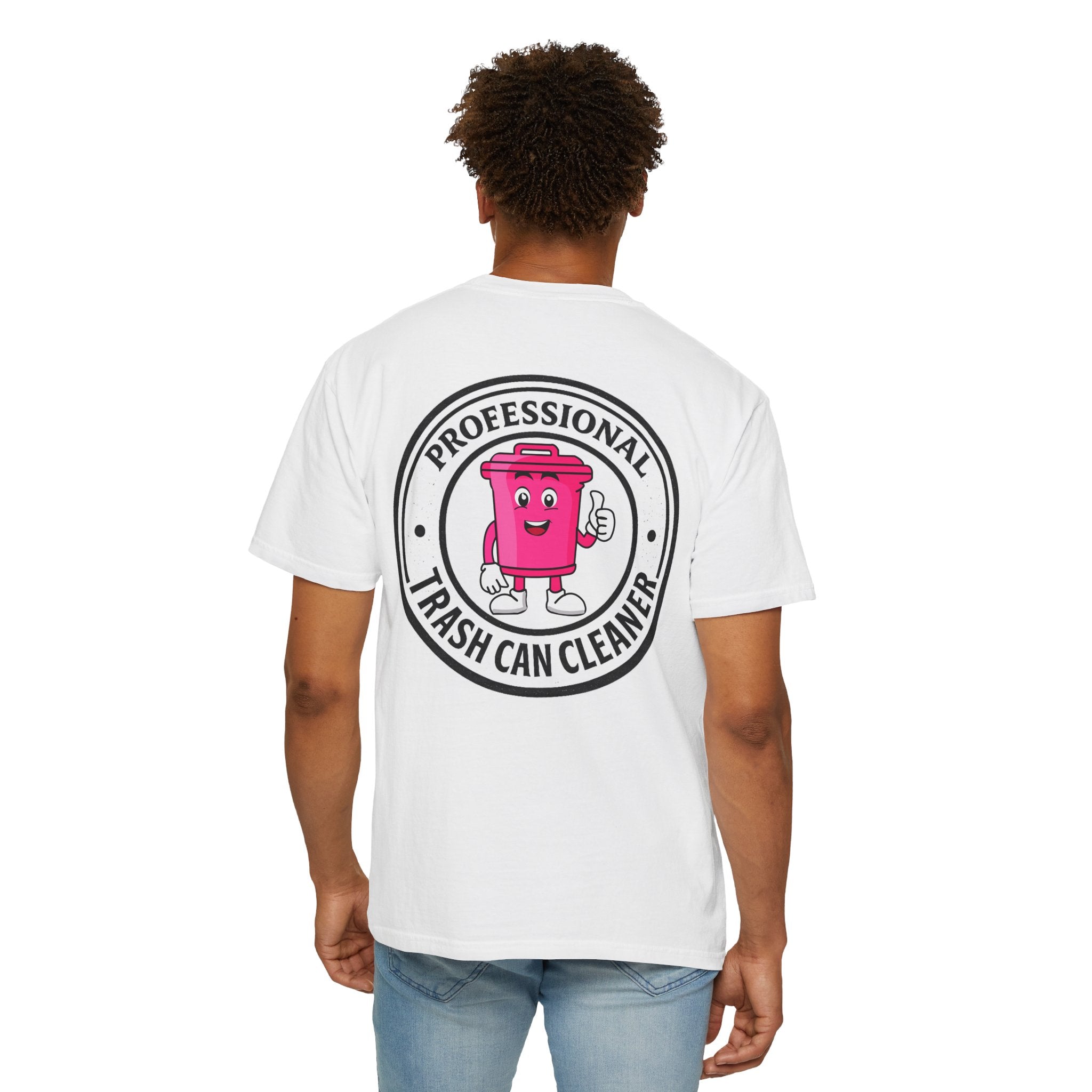 Professional Trash Can Cleaner Tee | Trash Can Graphic Tee