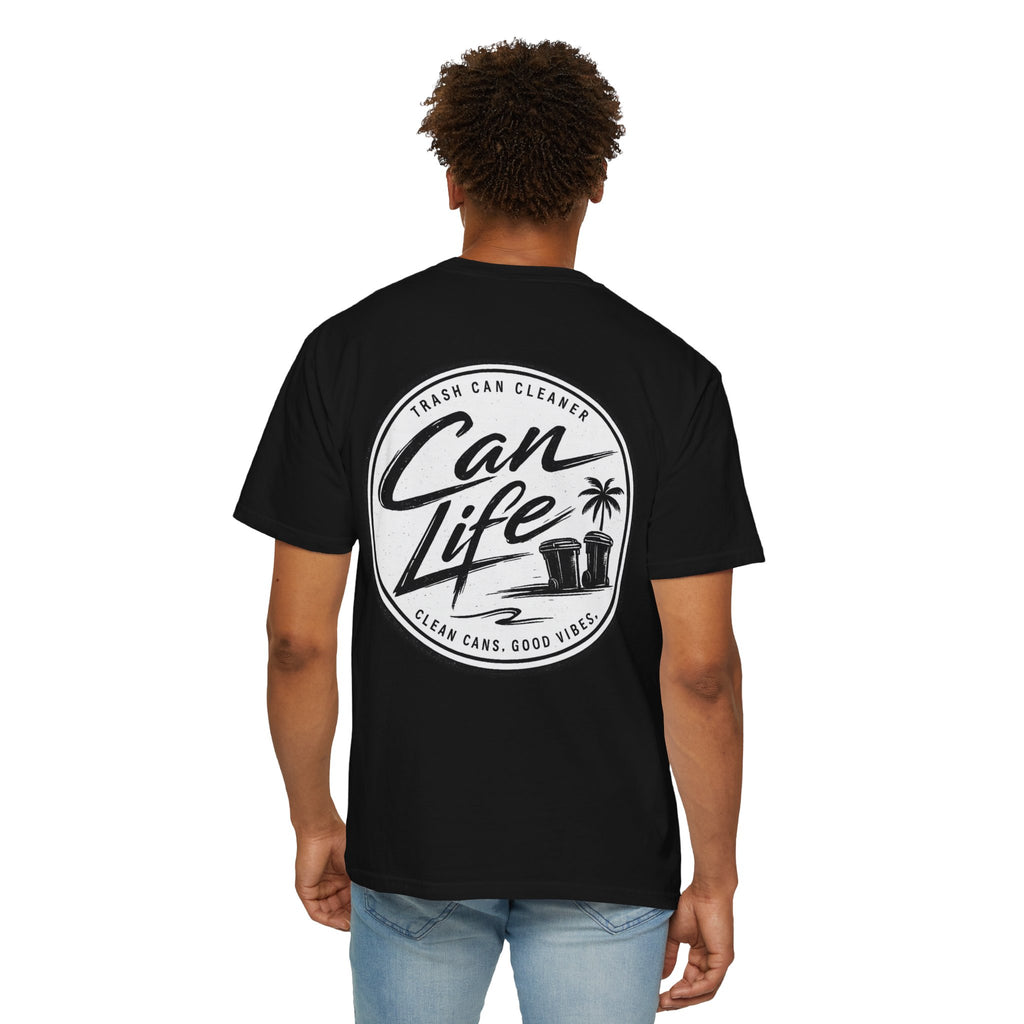 Can Life logo Can Life T-Shirt | Trash Can Cleaner graphic Tee