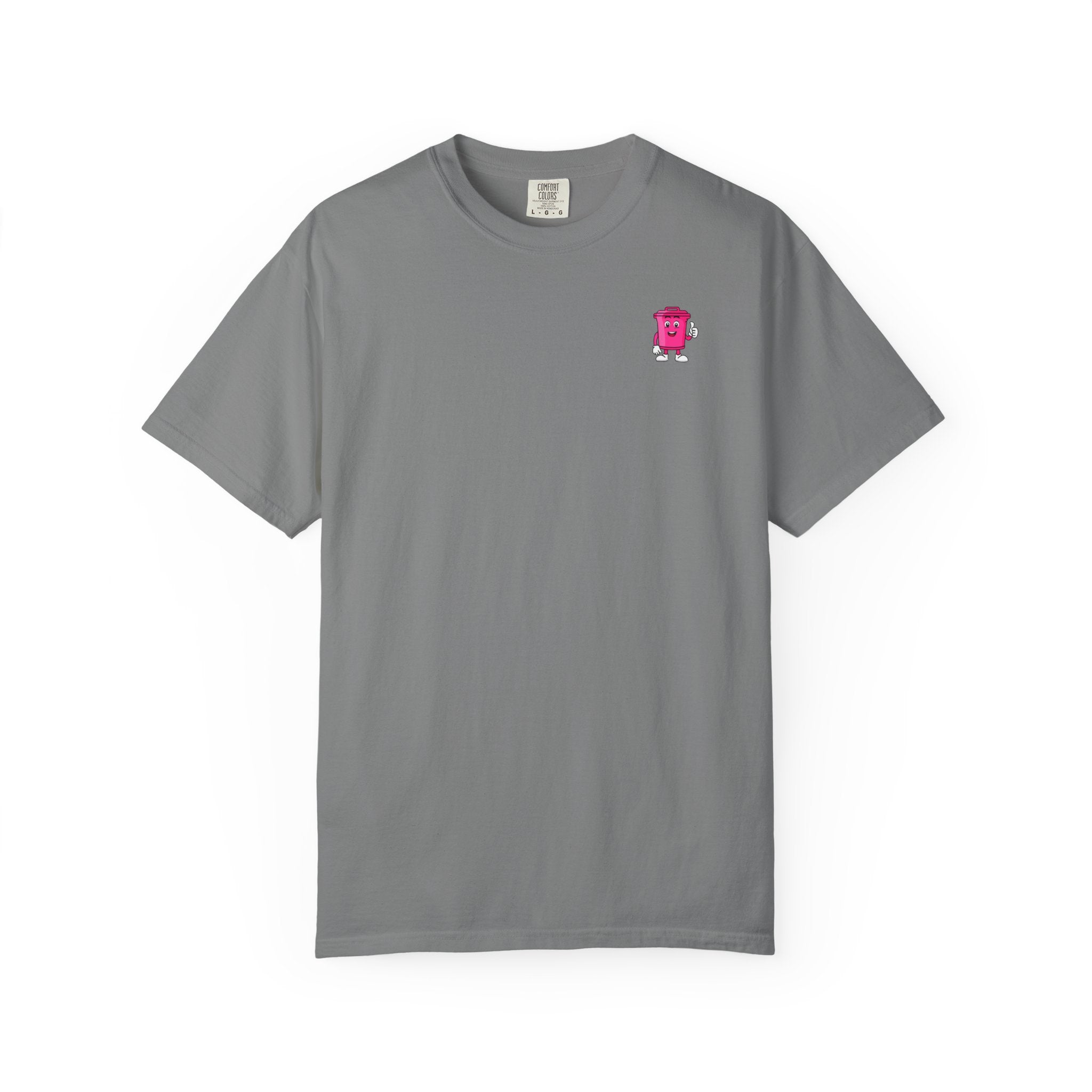 Nice Cans graphic T-shirt | pink blue retro text