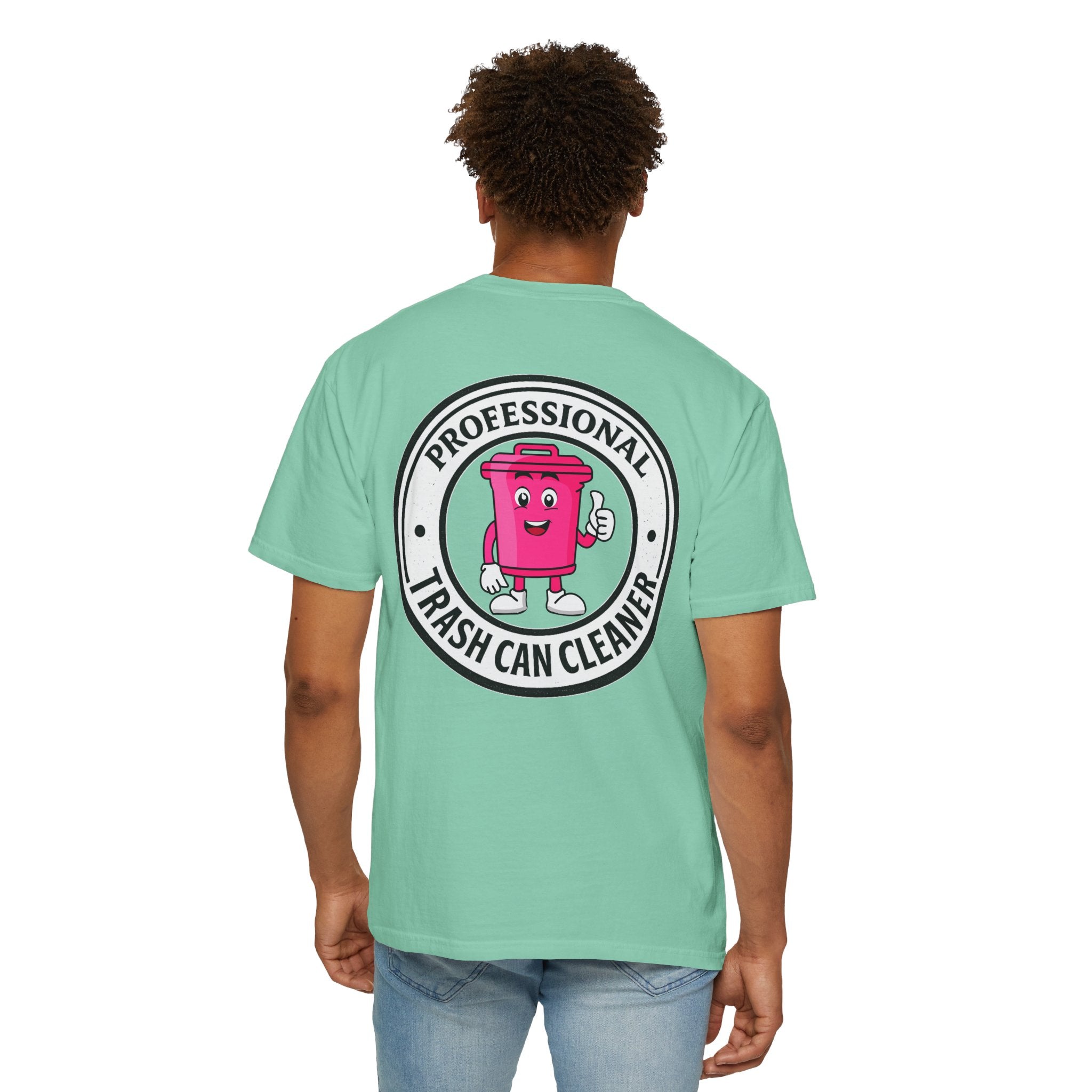 Professional Trash Can Cleaner Tee | Trash Can Graphic Tee