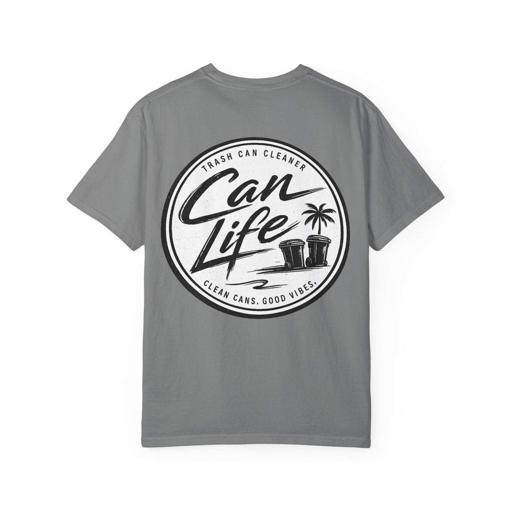 Can Life logo Can Life T-Shirt | Trash Can Cleaner graphic Tee