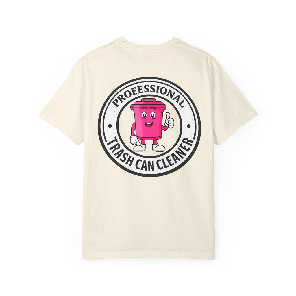 Professional Trash Can Cleaner Tee | Trash Can Graphic Tee
