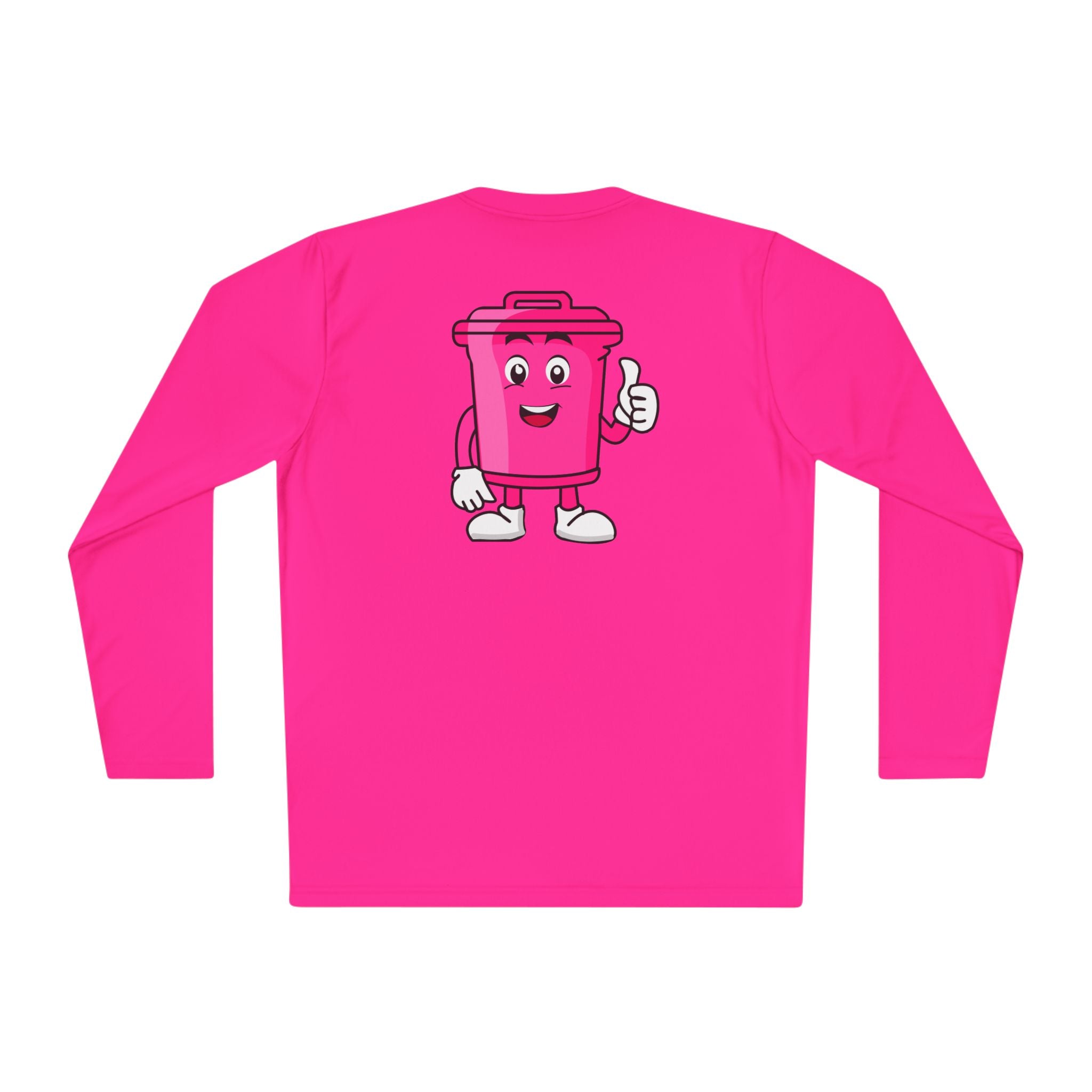 Original Mr. Clean-Cane logo Long Sleeve Tee | retro mascot, pink crewneck
