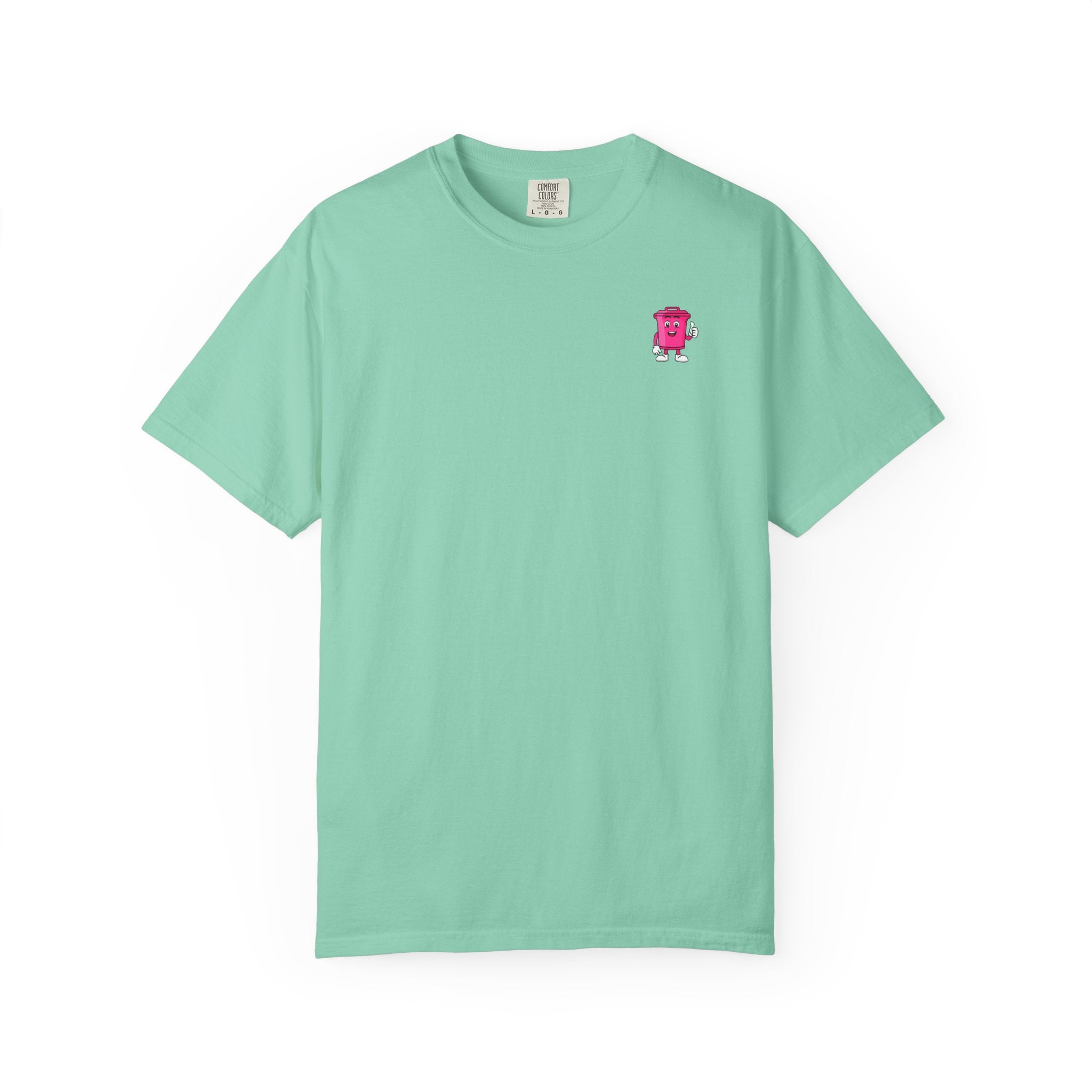 Nice Cans graphic T-shirt | pink blue retro text