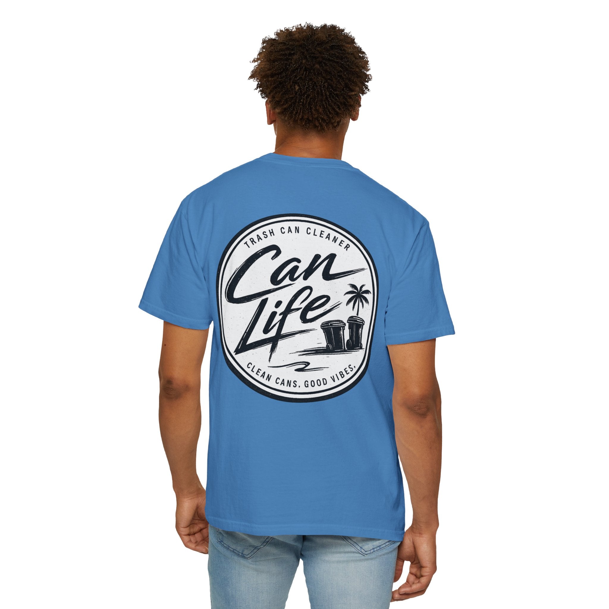 Can Life logo Can Life T-Shirt | Trash Can Cleaner graphic Tee