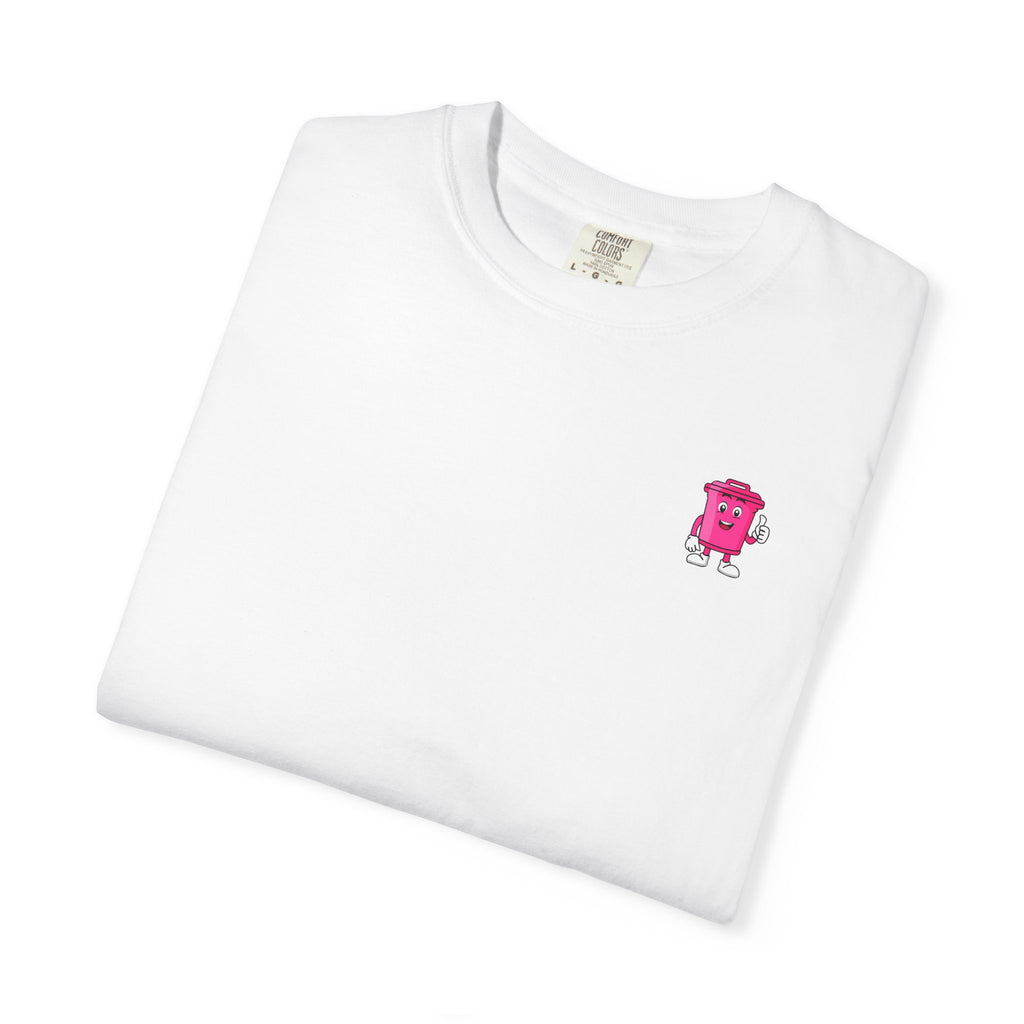Nice Cans graphic T-shirt | pink blue retro text