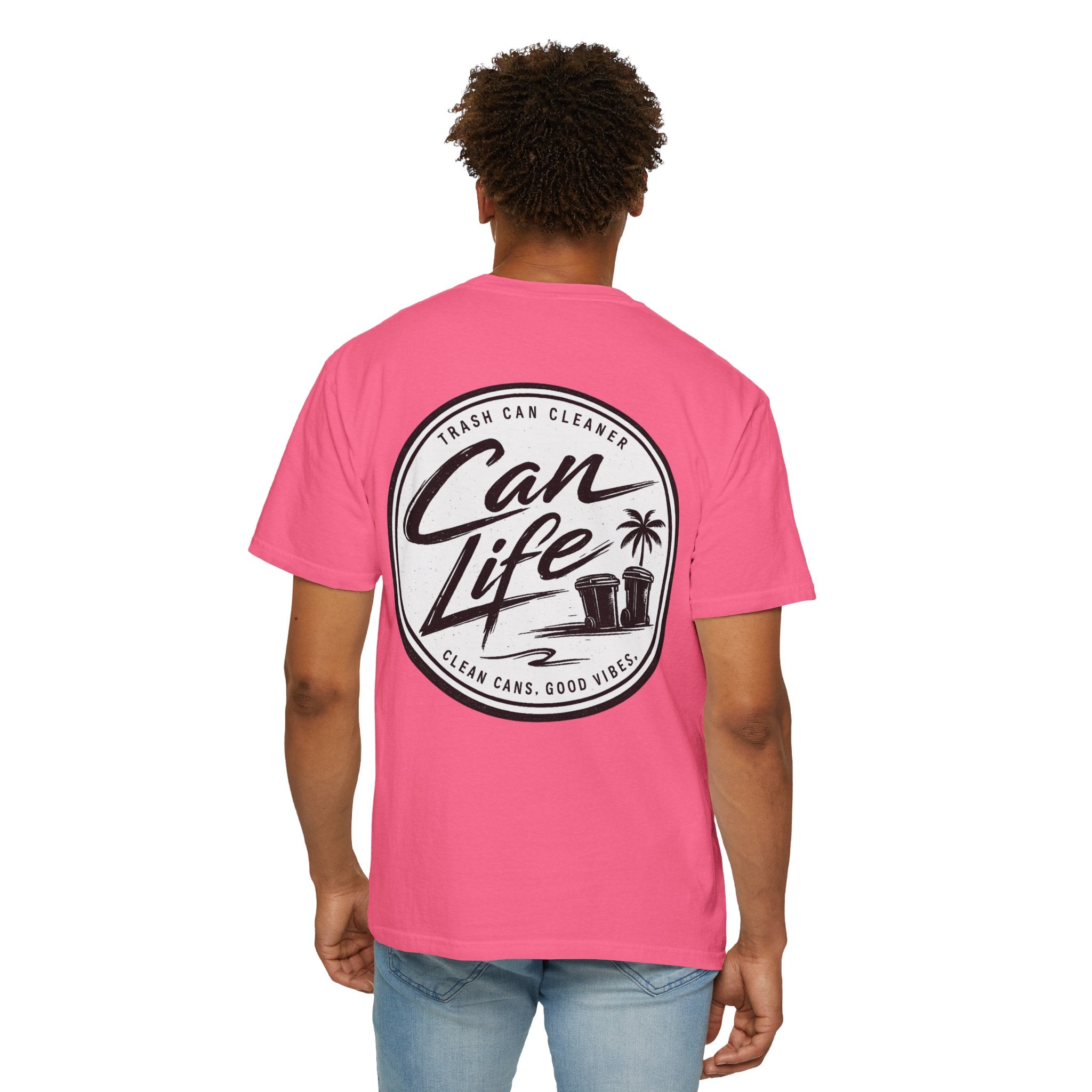 Can Life logo Can Life T-Shirt | Trash Can Cleaner graphic Tee