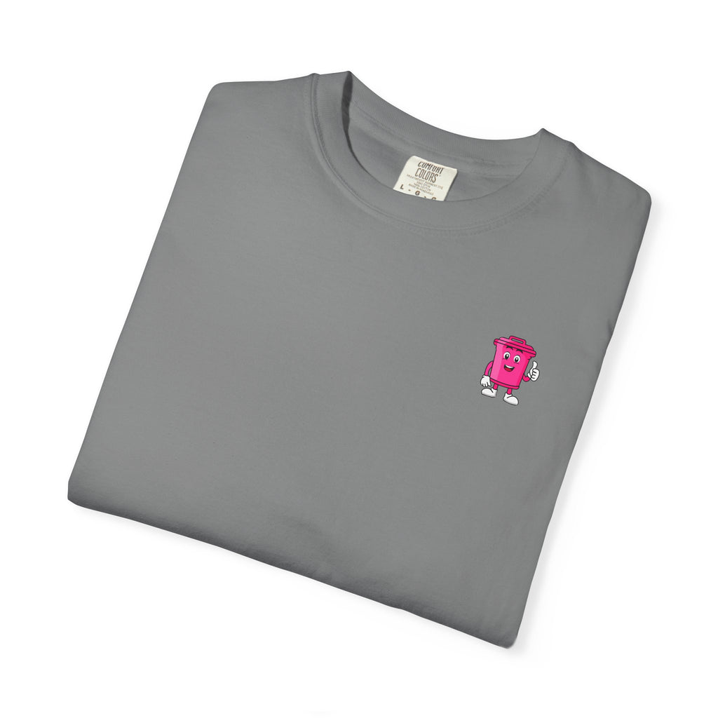 Nice Cans graphic T-shirt | pink blue retro text