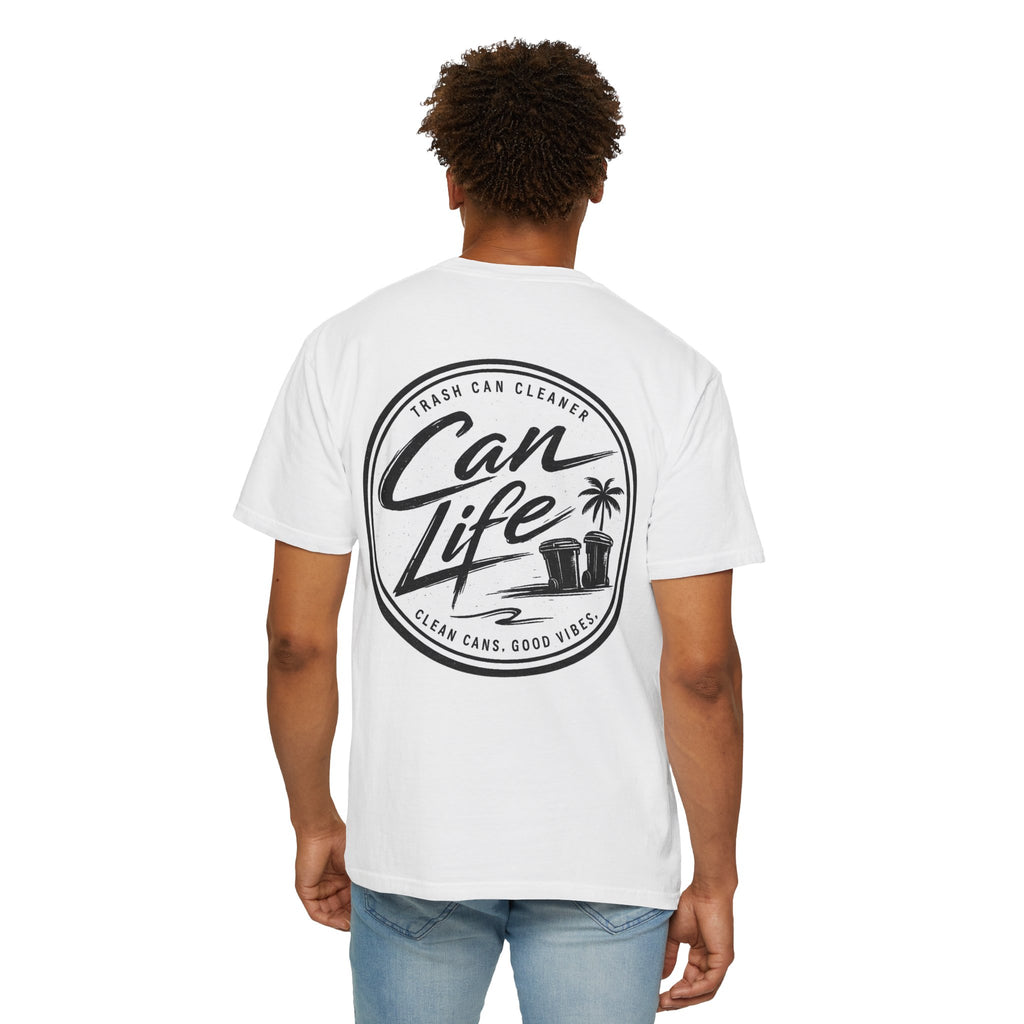 Can Life logo Can Life T-Shirt | Trash Can Cleaner graphic Tee