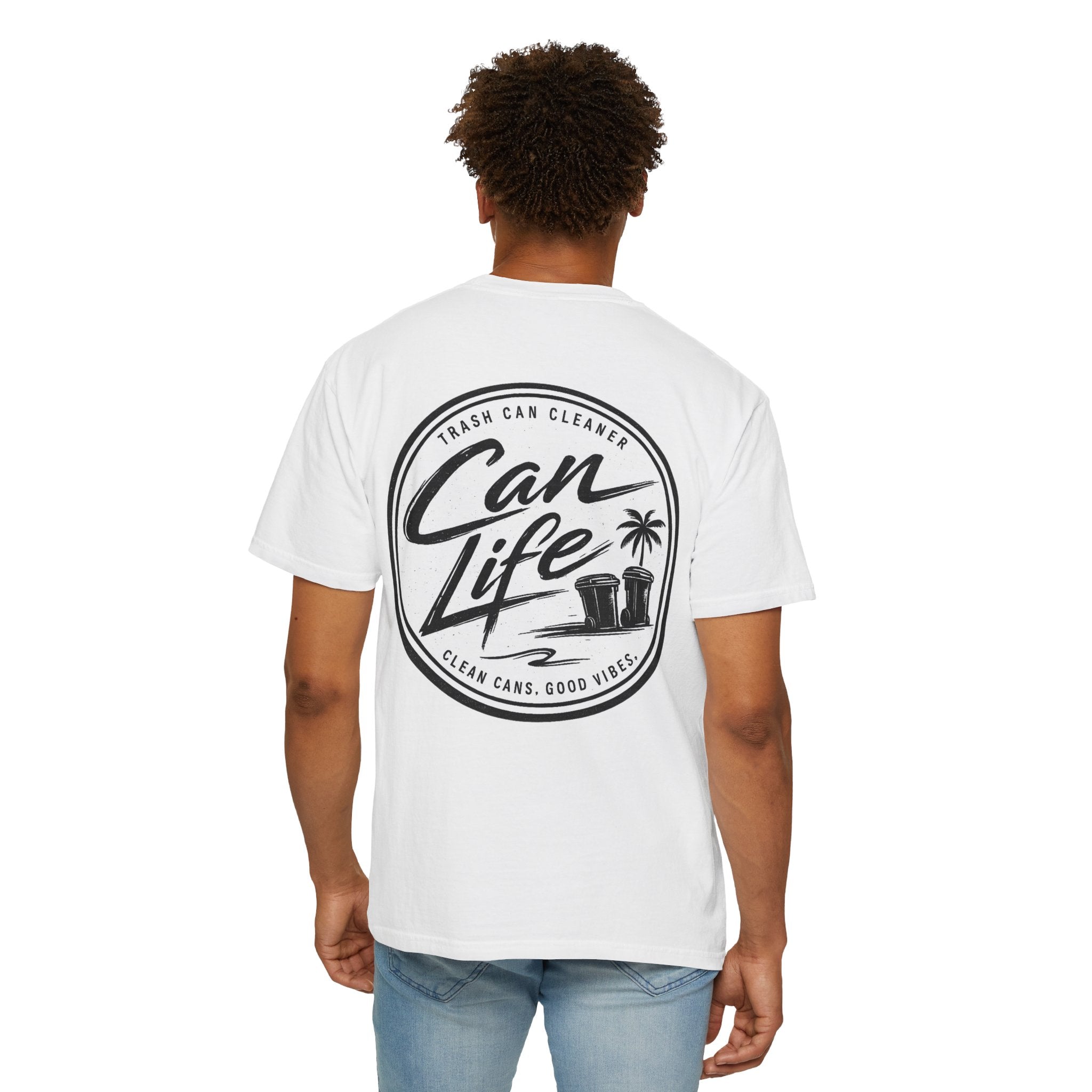 Can Life logo Can Life T-Shirt | Trash Can Cleaner graphic Tee