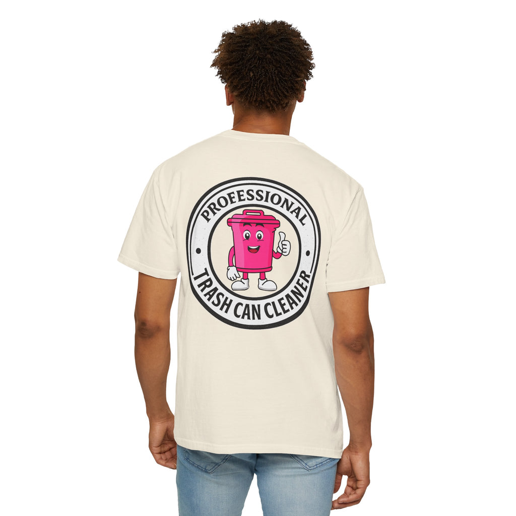 Professional Trash Can Cleaner Tee | Trash Can Graphic Tee